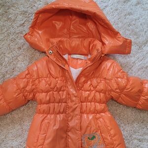 4MFourm Orange Kids Puffer Jacket